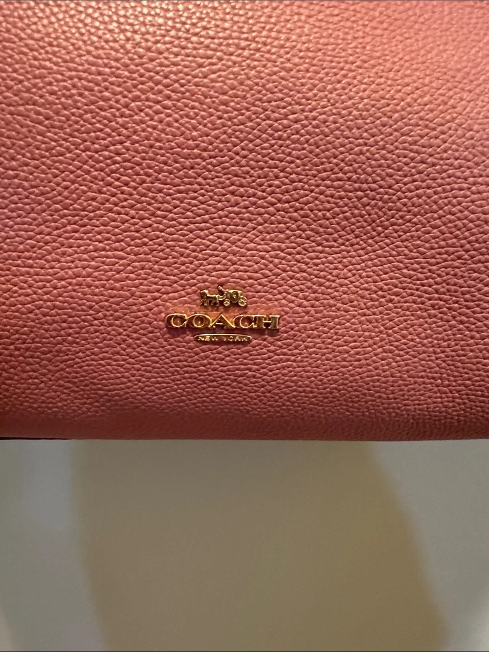 Coach Clarkson Hobo 24947 Rose Pink Pebble Leather Convertible Shoulder Bag